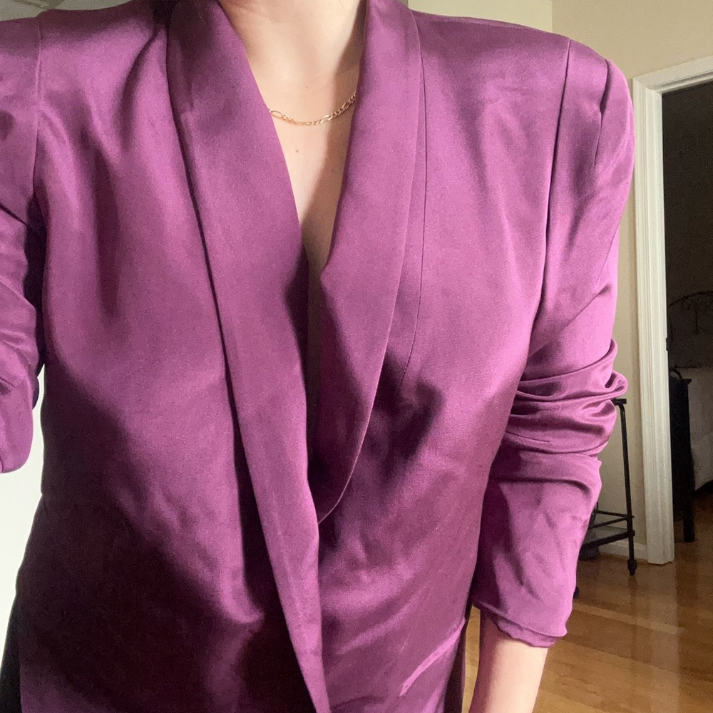 Rebecca Minkoff Silk Blazer